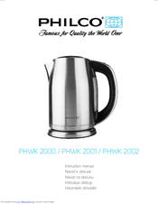 Philco PHWK 2000 Instruction Manual
