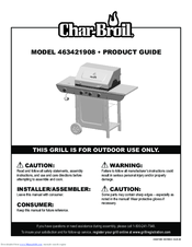 Char-Broil 463421908 Product Manual