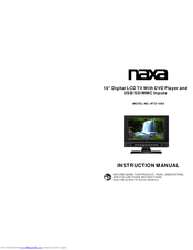 Naxa NTD-1050 Instruction Manual