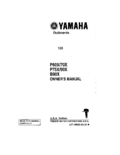 Yamaha P60X Owner's Manual