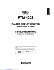 Ikegami PTM-4202 Instruction Manual