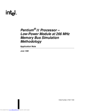 Intel Pentium II Application Note