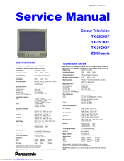 Panasonic TX-28CK1F Service Manual
