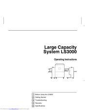 Ricoh LS3000 Operating Instructions Manual