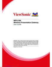 Viewsonic WPG-300 User Manual