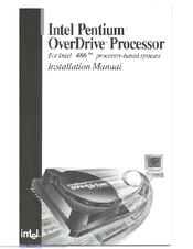 Intel Pentium OverDrive Installation Manual