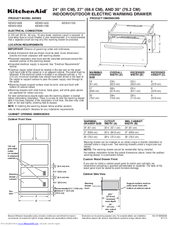 KitchenAid KEWS105B Dimension Manual