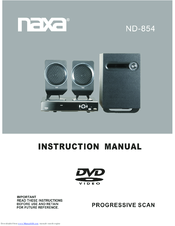 Naxa ND-854 Instruction Manual