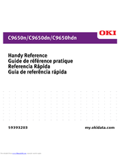 Oki C 9650dn Handy Reference