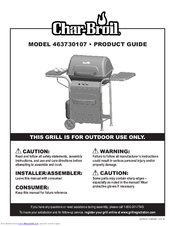 Char-Broil 463730107 Product Manual