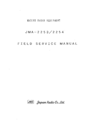 JRC JMA-2253 Field Service Manual