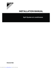 Daikin FDQ125C7VEB Installation Manual