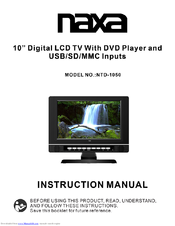Naxa NTD-1050 Instruction Manual