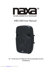 Naxa NDS-1201 User Manual