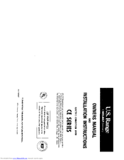 U.S. Range TE3 Owner's Manual & Installation Instructions
