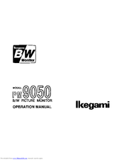 Ikegami PM-9050 Operation Manual
