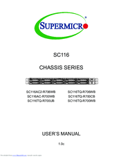 Supermicro SC116TQ-R700UB User Manual