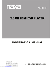 Naxa ND-858 Instruction Manual