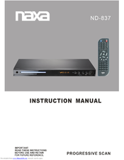 Naxa ND-837 Instruction Manual