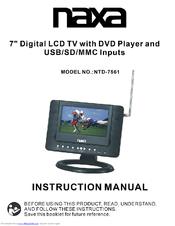 Naxa NTD-7561 Instruction Manual