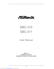 ASROCK SBC-310 User Manual