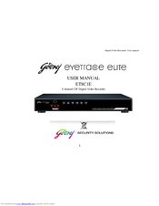 Godrej eyetrace elite ET8C1E User Manual