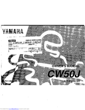 Yamaha CW50J Owner's Manual