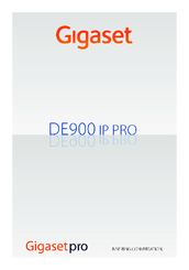 Gigaset DE900 IP Pro User Manual