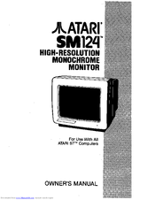 Atari SM124 Owner's Manual