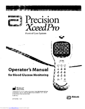 Precision Xceed Pro Operator's Manual