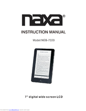 Naxa NEB-7020 Instruction Manual