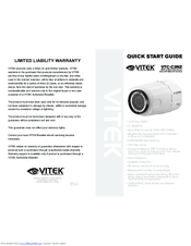 Vitek VTC-C2NZ Quick Start Manual