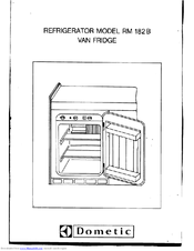 Dometic RM 182 B Manual
