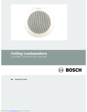 Bosch LC4-UC06E Installation Note