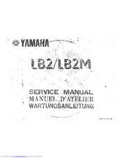 Yamaha LB2 Service Manual