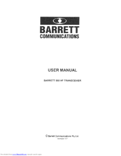 Barrett 550 User Manual