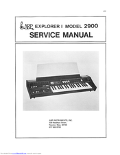 ARP EXPLORER I 2900 Service Manual