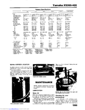 Yamaha XS400-2E Service Manual