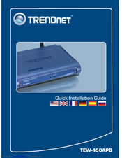 TRENDnet TEW-450APB - Wireless Super G Access Point Quick Installation Manual