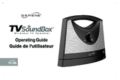 Serene TVSoundBox TV-SB Operating Manual