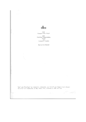 dbx DX5 Instruction Manual