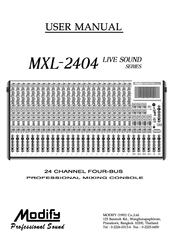 Modify MXL-2402 User Manual