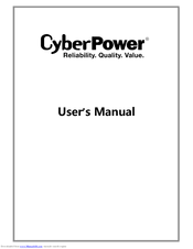 CyberPower 8K On-Line series User Manual