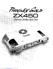 Phoenix Gold ZX450 Manual