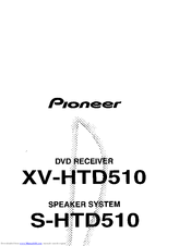 Pioneer XV-HTD510 Operating Instructions Manual