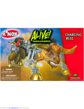 K'Nex Alive Charging Bull 11509 Instruction Book