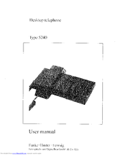FHF 5240 User Manual