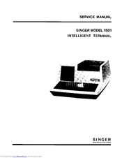 Singer 1501 Service Manual