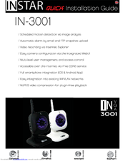 Instar IN-3001 Quick Installation Manual