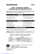 Scosche IPBCK Manual